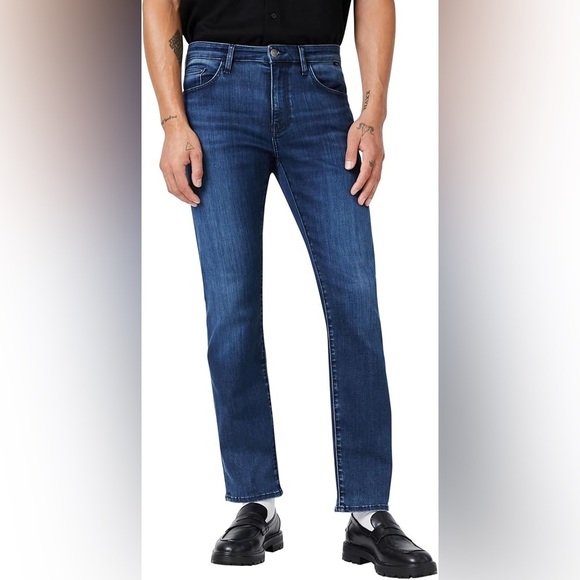 NWT Mavi Zach Straight Leg Jeans Blue Medium Dark Wash Sz 32x32 - Picture 1 of 14